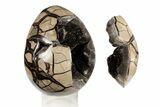 7.4" Septarian "Dragon Egg" Geode - Removable Section - #199994-2